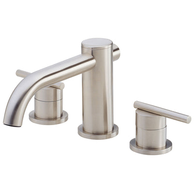 Danze Parma Brushed Nickel Cylindrical Widespread Roman Tub Filler Faucet INCLUDES Rough-in Valve