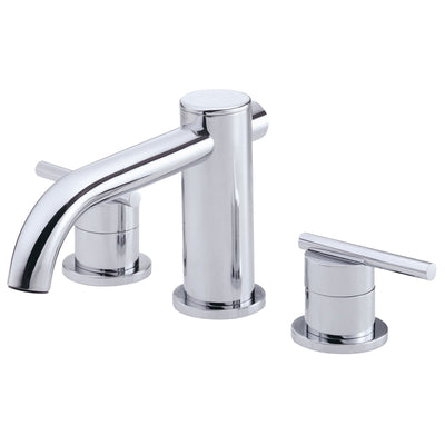 Danze Parma Chrome Cylindrical Widespread Roman Tub Filler Faucet INCLUDES Rough-in Valve