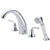 Danze Bannockburn Chrome Widespread Roman Tub Filler Faucet with Hand Shower INCLUDES Rough-in Valve