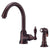 Danze Fairmont Oil Rubbed Bronze 1 Handle Gooseneck Kitchen Faucet with Sprayer