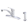 Danze Melrose Chrome Basic Kitchen Faucet with Sprayer