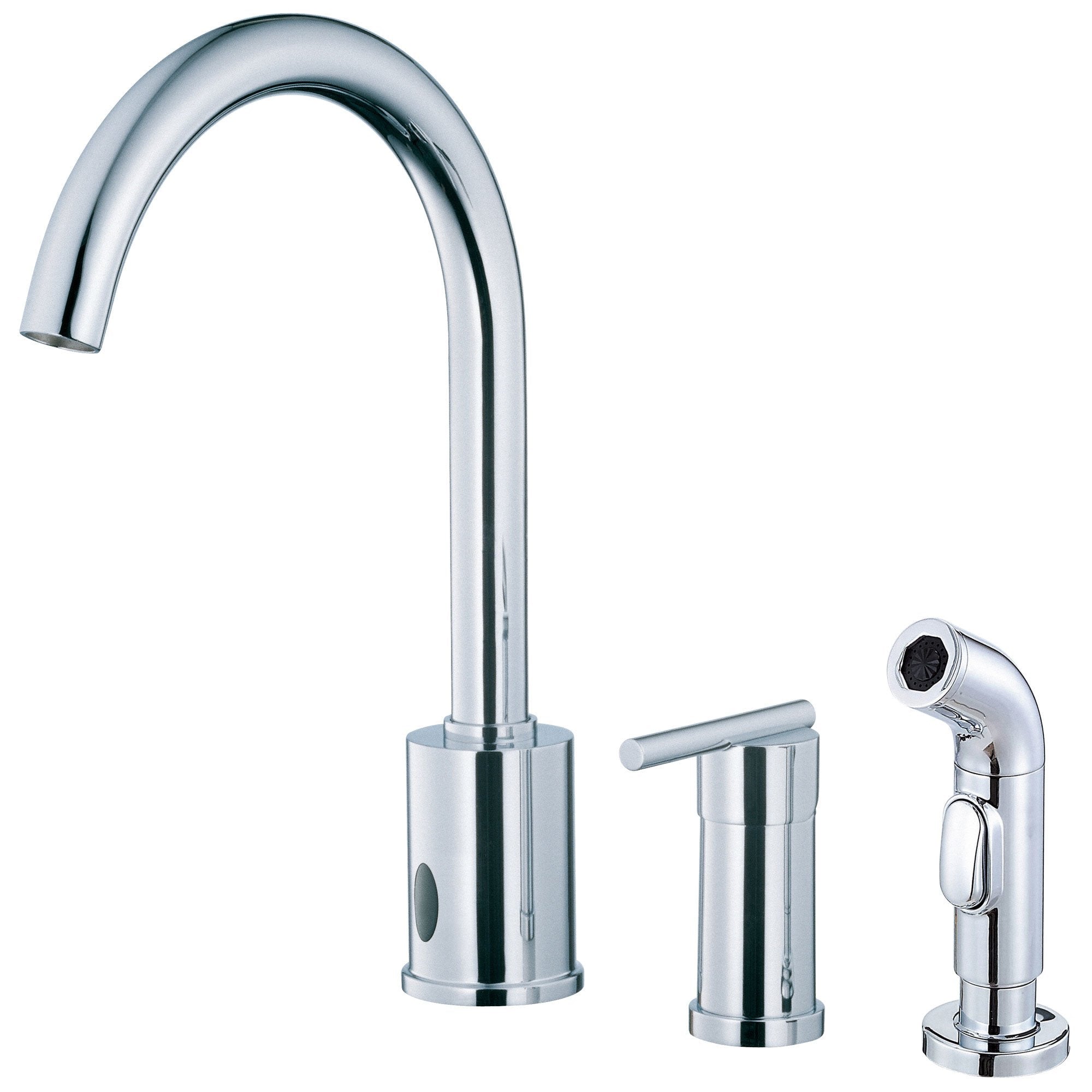 Danze Parma Chrome Electronic Eye Single Handle Kitchen Faucet with Sprayer