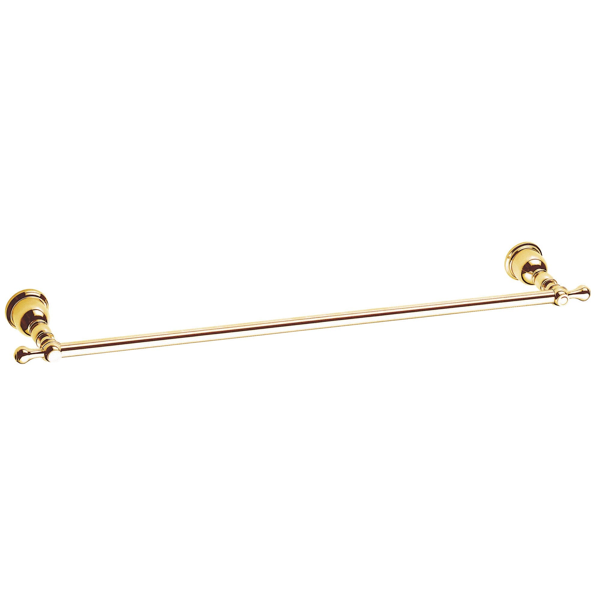 Danze Opulence Traditional Style Towel Bars Polished Brass 24" Towel Bar