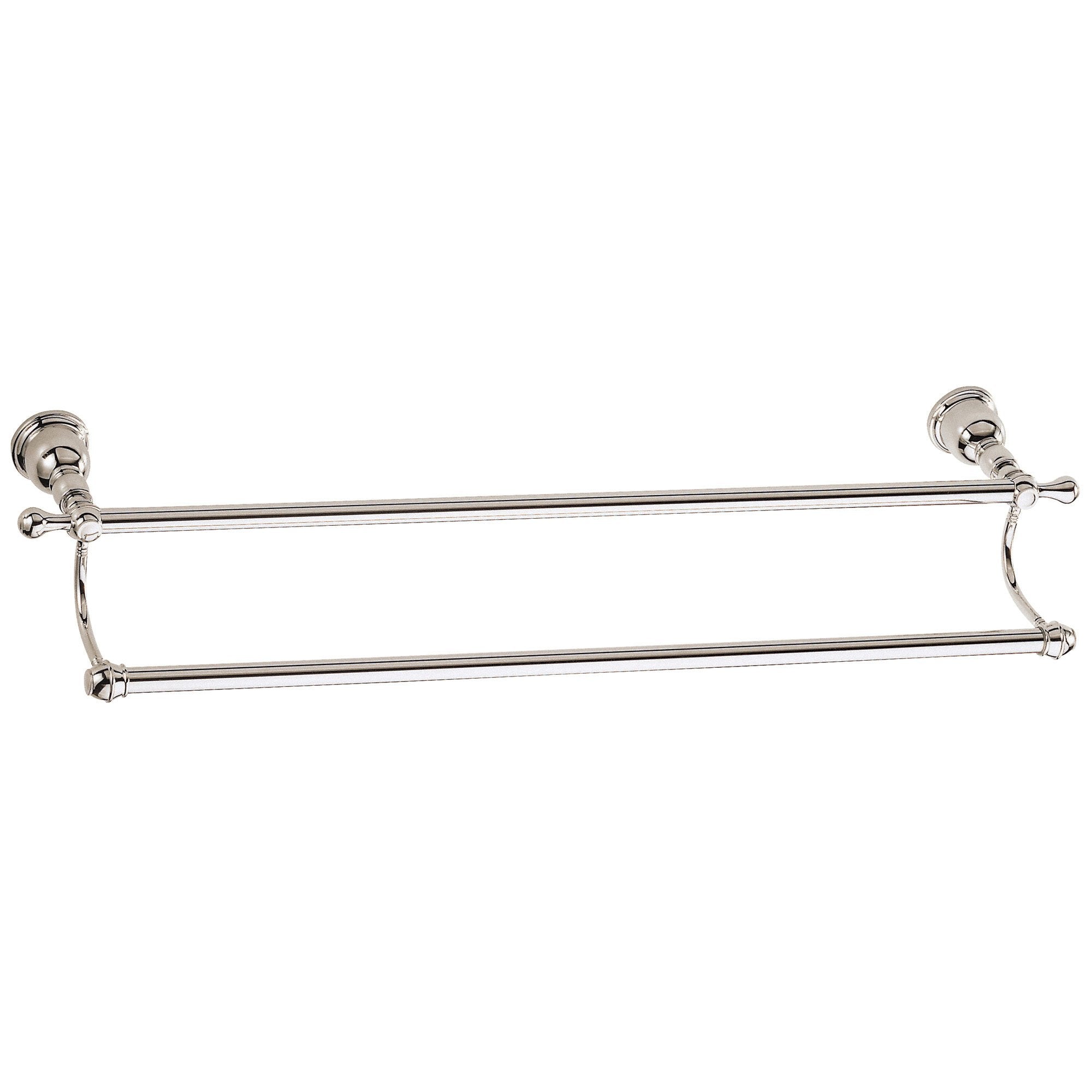 Danze Opulence Traditional Style 24" Polished Nickel Double Towel Bar