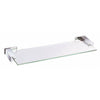 Danze Sirius Collection Ultra Modern 18" Chrome Tempered Glass Shelf