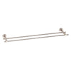 Danze Parma Modern 24" Brushed Nickel Double Towel Bar Rack