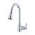 Danze Prince Chrome Single Handle Gooseneck Pull-Down Spray Kitchen Faucet