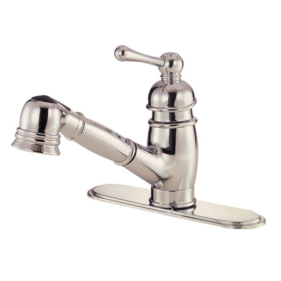 Danze Opulence Stainless Steel Single Handle Pull-Out Spout Kitchen Faucet