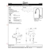 Danze Parma Chrome Modern Minimal Single Handle Pull-Down Spray Kitchen Faucet