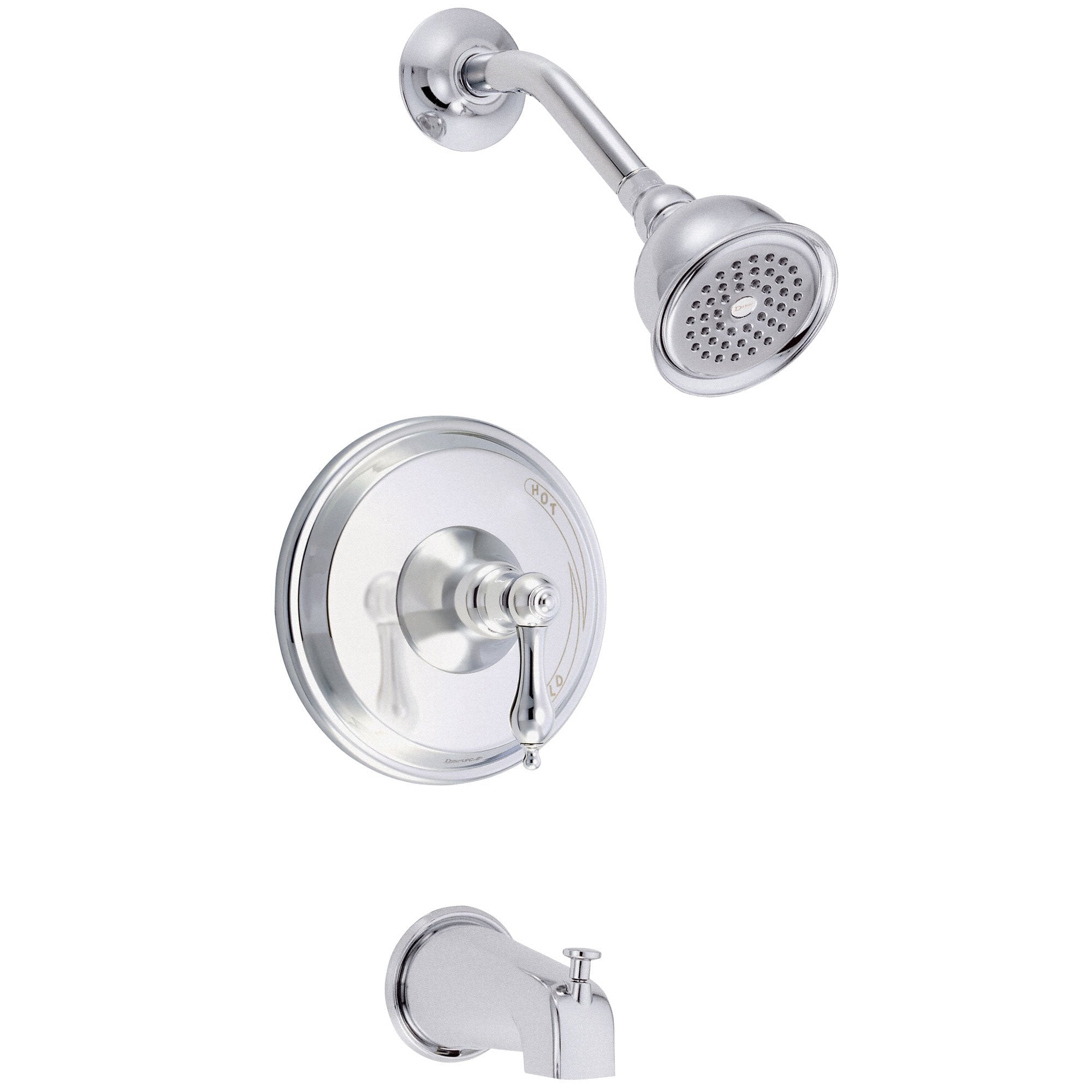 Danze Fairmont Chrome Single Lever Handle Tub and Shower Combination Faucet INCLUDES Rough-in Valve