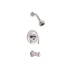 Danze Antioch Chrome 1 Handle Pressure Balance 1.5 GPM Tub and Shower Faucet INCLUDES Rough-in Valve