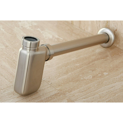 Kingston Satin Nickel Decorative Durable Solid Brass Bottle Trap DD8408