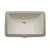 Decolav Classically Redefined Rectangular Undermount Bathroom Sink with Overflow in Biscuit 467875