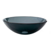 Decolav Translucence Vessel Sink in Transparent Black 523729