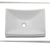 Decolav 1446-CWH Classically Redefined Rectangle Above Counter Lavatory Sink, White 542922