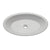 Decolav 1463-CWH Classically Redefined Oval Above Counter Lavatory Sink, White 542934