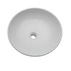 Decolav 1467-CWH Classically Redefined Round Above Counter Lavatory Sink, White 542936