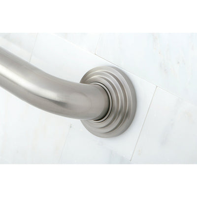 Kingston Brass Grab Bars - Satin Nickel Milano 24" Decorative Grab Bar DR214248