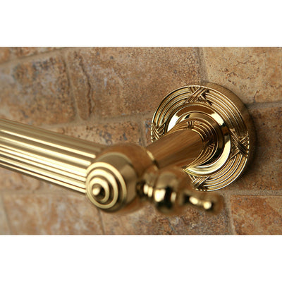 Kingston Polished Brass Templeton Grab Bar For Bathroom Or Shower: 12" DR710122