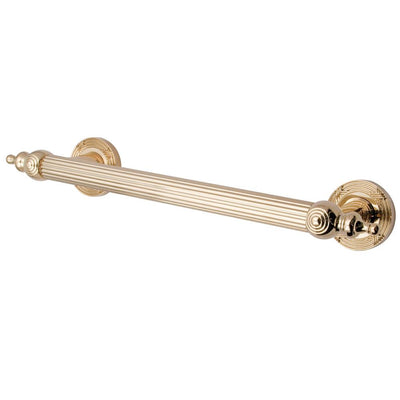 Kingston Polished Brass Templeton Grab Bar For Bathroom Or Shower: 12" DR710122