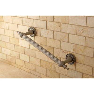 Kingston Satin Nickel Templeton Grab Bar For Bathroom Or Shower: 12" DR710128