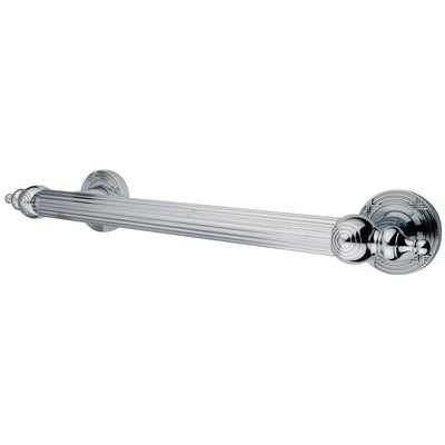 Kingston Brass Chrome Templeton Grab Bar For Bathroom Or Shower: 18" DR710181