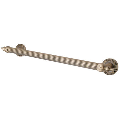 Kingston Antique Brass Templeton Grab Bar For Bathroom Or Shower: 18" DR710183