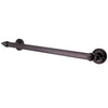 Kingston Oil Rubbed Bronze Templeton 18" Grab Bar For Bathroom DR710185