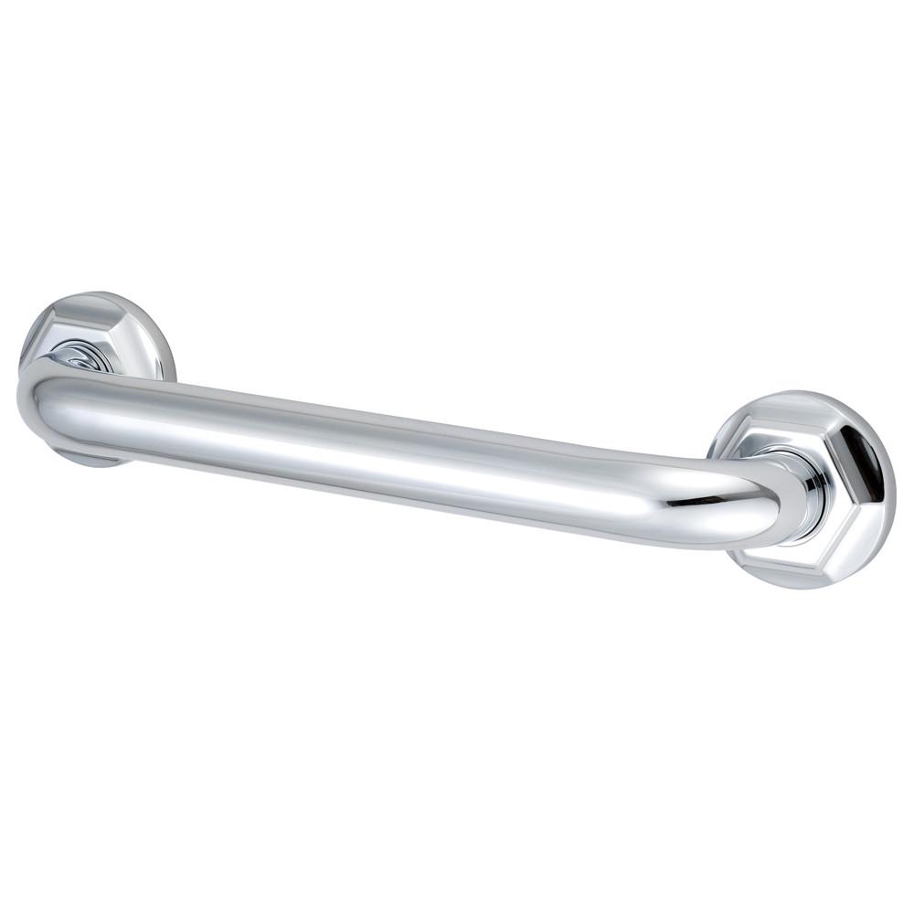 Kingston Brass Grab Bars - Chrome Metropolitan 12" Decorative Grab Bar DR714121