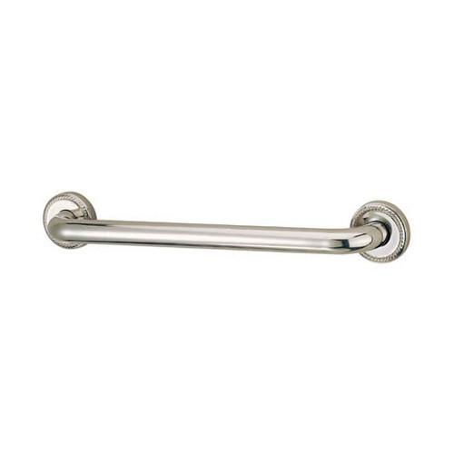 Kingston Brass Grab Bars - Satin Nickel Regency 12" Decorative Grab Bar DR814128