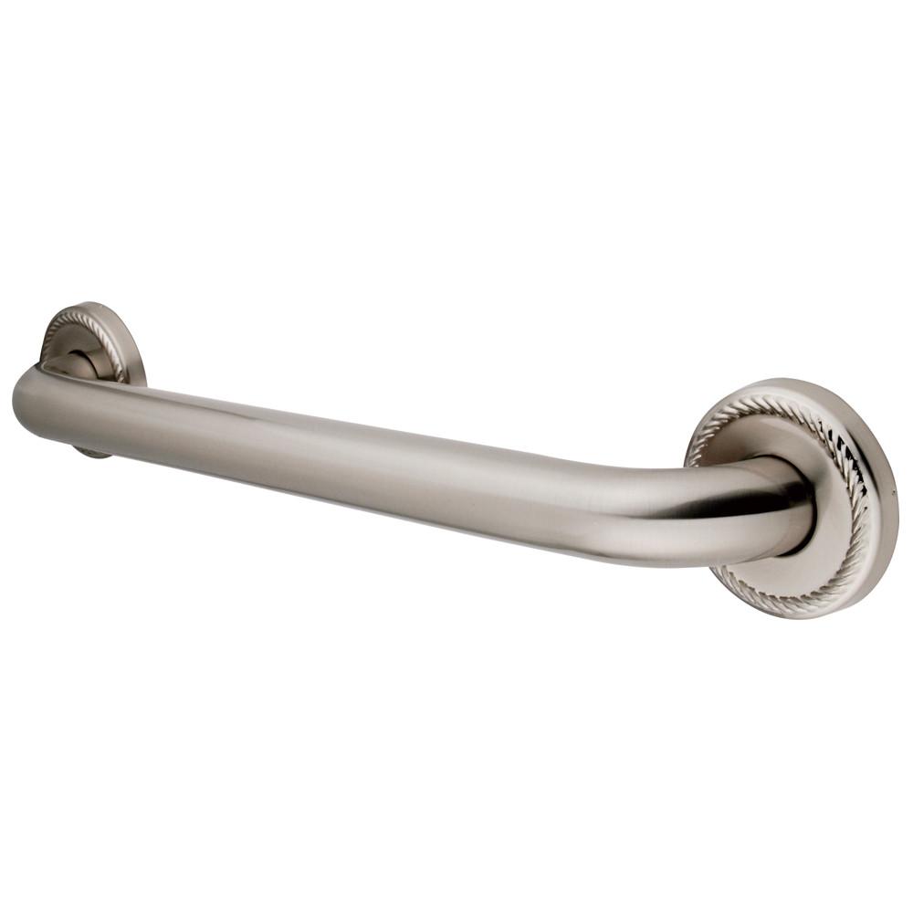 Kingston Brass Grab Bars - Satin Nickel Regency 16" Decorative Grab Bar DR814168