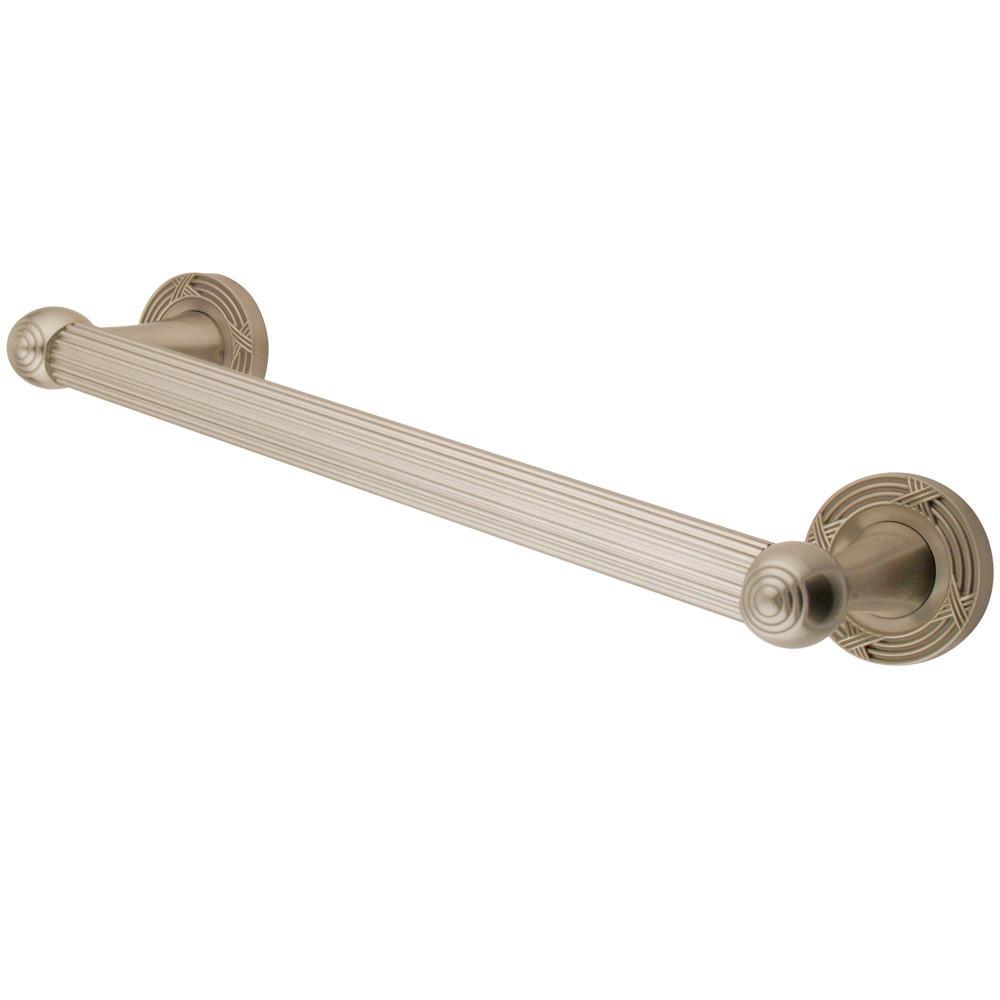 Kingston Satin Nickel Georgian Grab Bar for bathrooms & shower: 12" DR910128