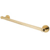 Kingston Polished Brass Georgian Grab Bar for bathrooms & shower: 18" DR910182