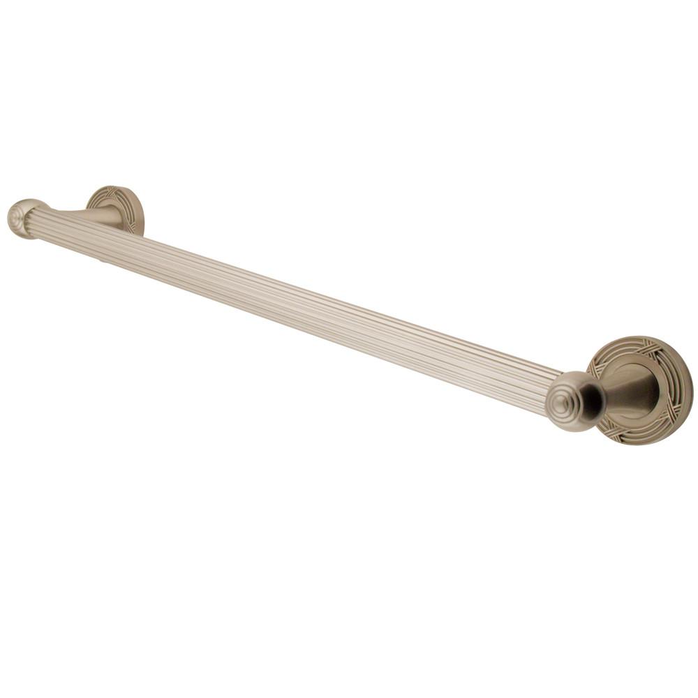 Kingston Satin Nickel Georgian Grab Bar for bathrooms & shower: 18" DR910188