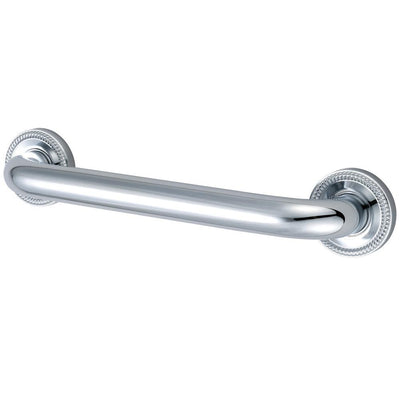 Kingston Brass Grab Bars - Chrome Camelon 12" Decorative Grab Bar DR914121