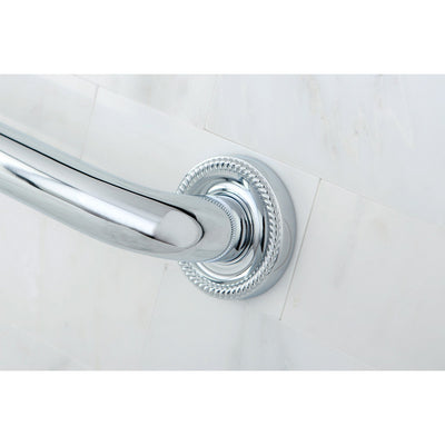 Kingston Brass Grab Bars - Chrome Camelon 24" Decorative Grab Bar DR914241