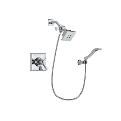 Delta Dryden Chrome Shower Faucet System w/ Shower Head and Hand Shower DSP0001V