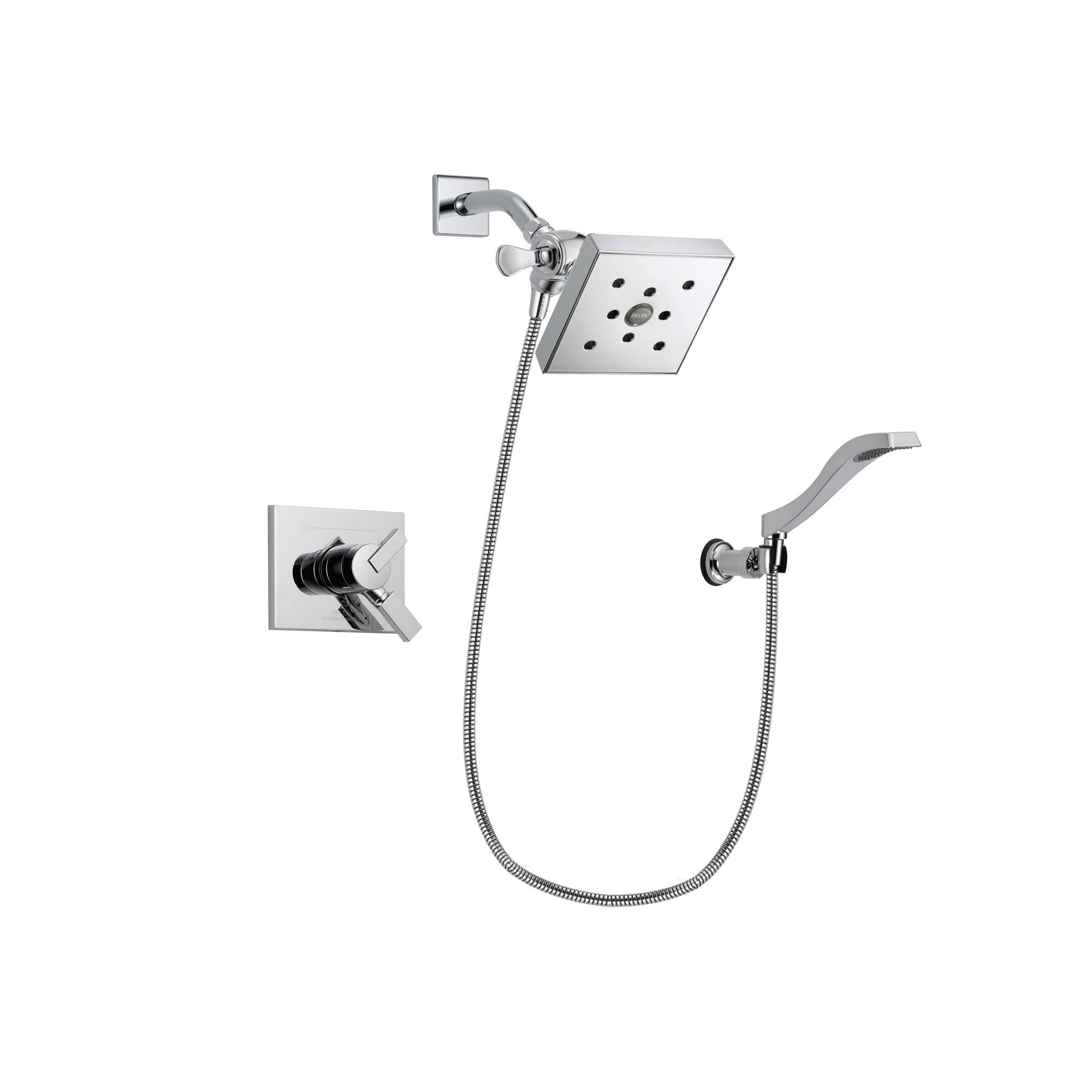 Delta Vero Chrome Shower Faucet System with Shower Head and Hand Shower DSP0048V