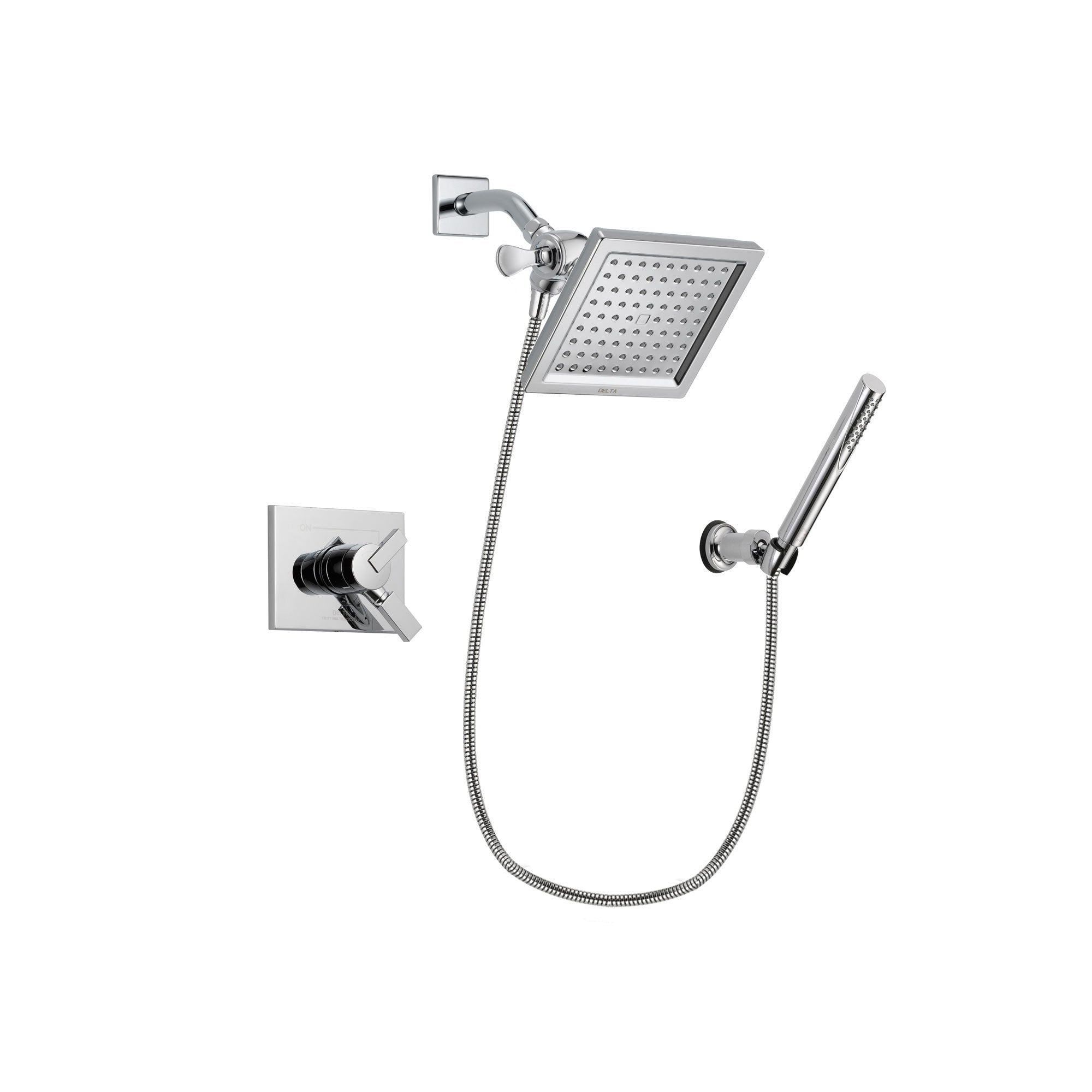 Delta Vero Chrome Shower Faucet System with Shower Head and Hand Shower DSP0080V