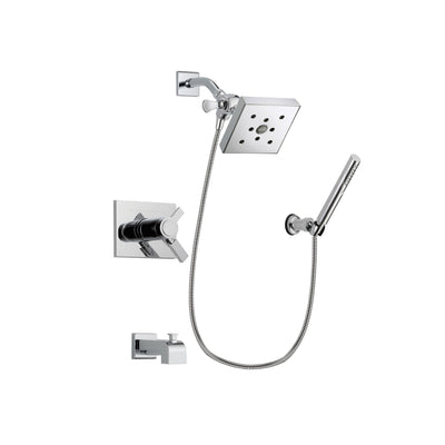 Delta Vero Chrome Tub and Shower Faucet System Package with Hand Shower DSP0083V