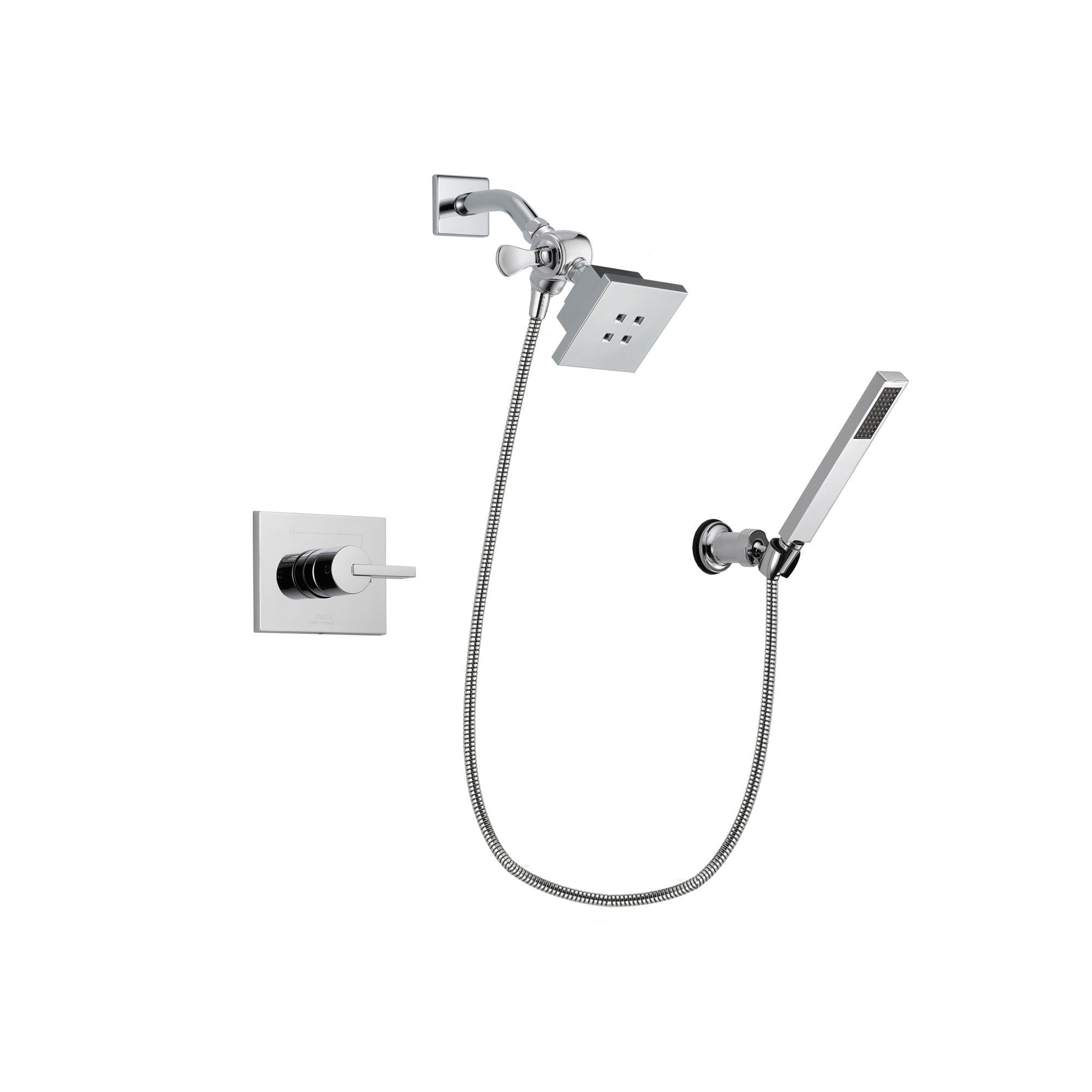 Delta Vero Chrome Shower Faucet System with Shower Head and Hand Shower DSP0105V