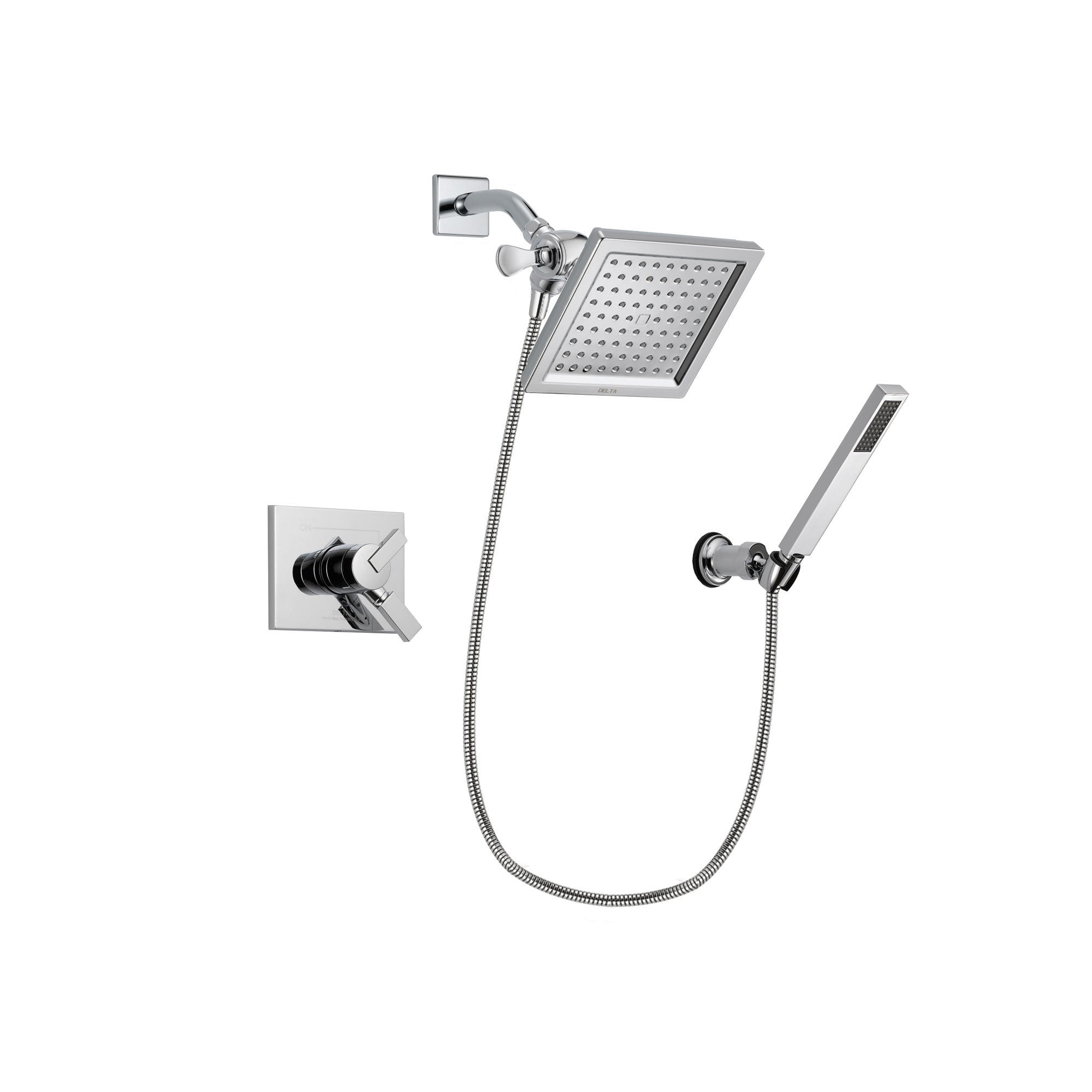 Delta Vero Chrome Shower Faucet System with Shower Head and Hand Shower DSP0128V