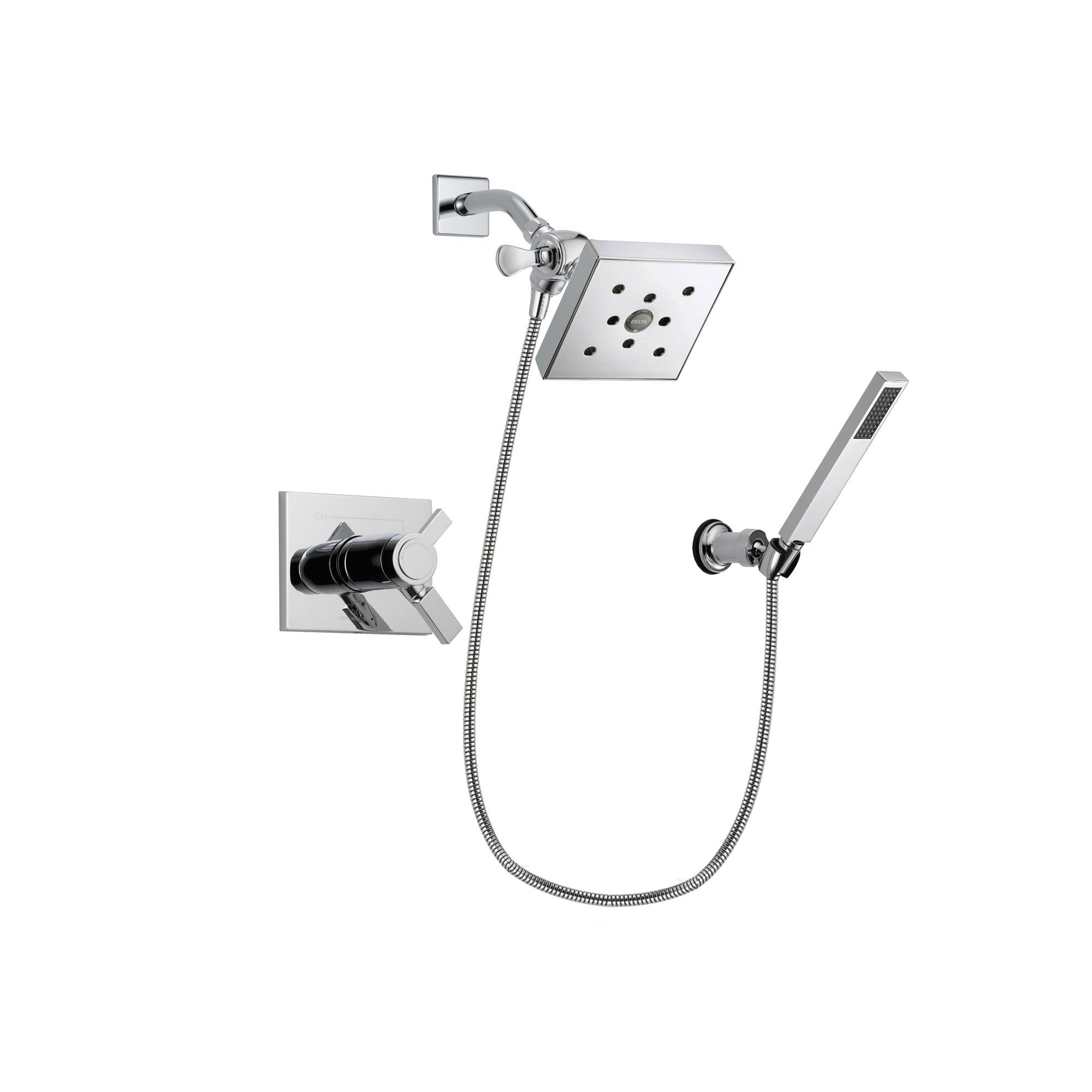 Delta Vero Chrome Shower Faucet System with Shower Head and Hand Shower DSP0132V