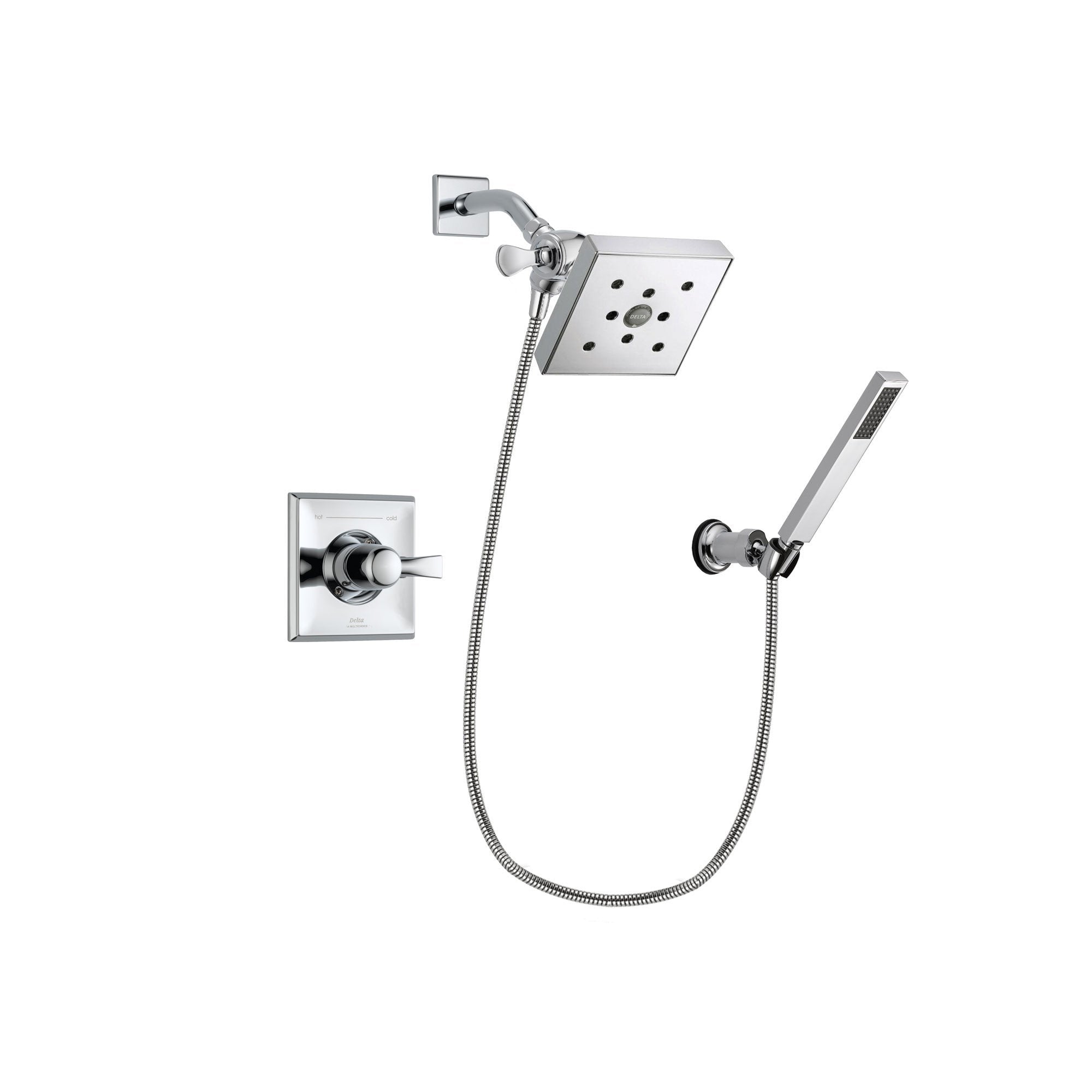 Delta Dryden Chrome Shower Faucet System with Shower Head & Hand Shower DSP0136V