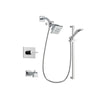 Delta Vero Chrome Tub and Shower Faucet System Package with Hand Shower DSP0154V