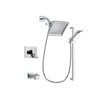 Delta Vero Chrome Tub and Shower Faucet System Package with Hand Shower DSP0175V