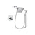 Delta Dryden Chrome Shower Faucet System w/ Shower Head and Hand Shower DSP0222V