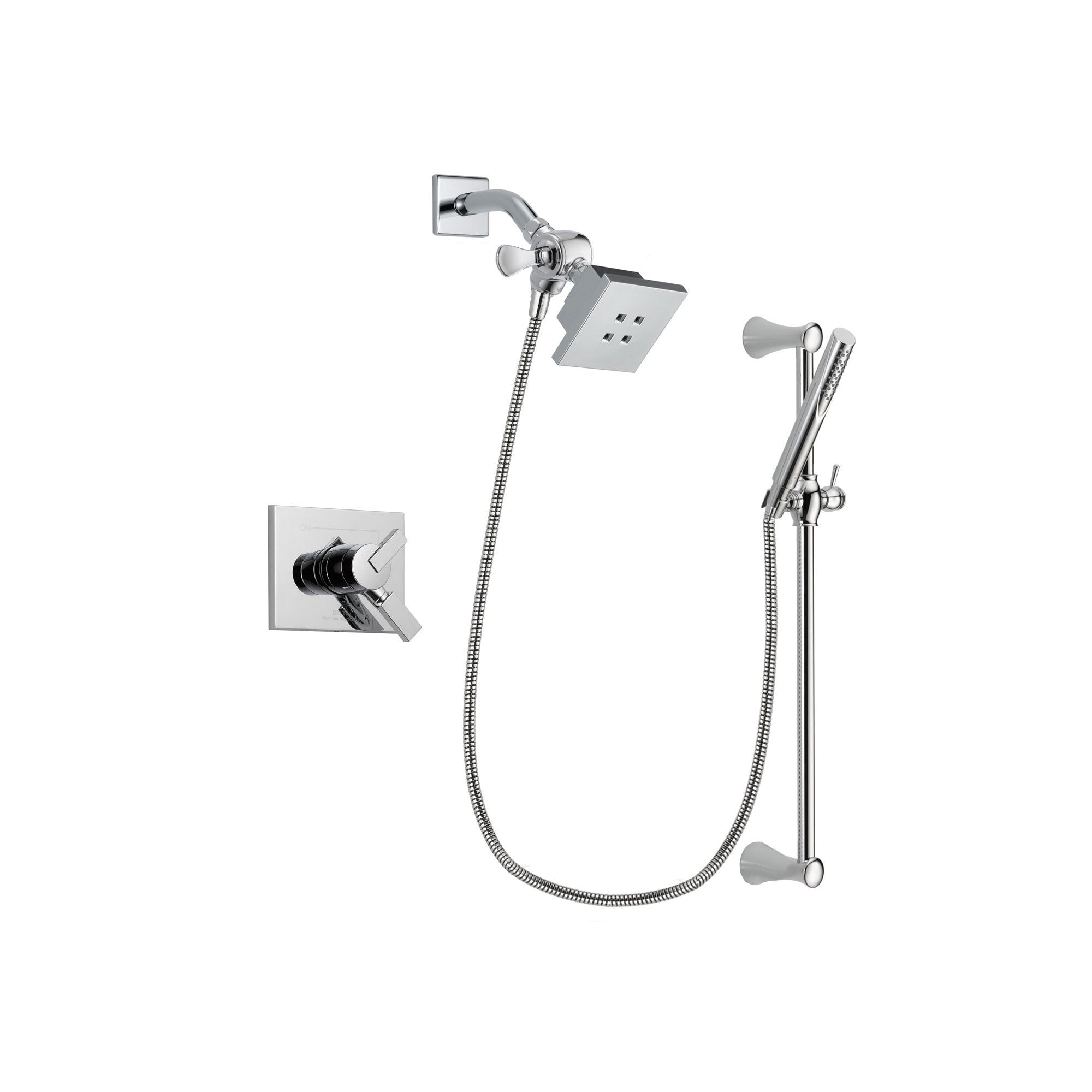 Delta Vero Chrome Shower Faucet System with Shower Head and Hand Shower DSP0256V