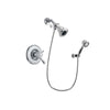 Delta Leland Chrome Finish Thermostatic Shower Faucet System Package with Water Efficient Showerhead and 5-Spray Adjustable Wall Mount Hand Shower Includes Rough-in Valve DSP0328V