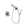 Delta Addison Chrome Finish Dual Control Shower Faucet System Package with Shower Head and Handheld Shower with Slide Bar Includes Rough-in Valve DSP0454V